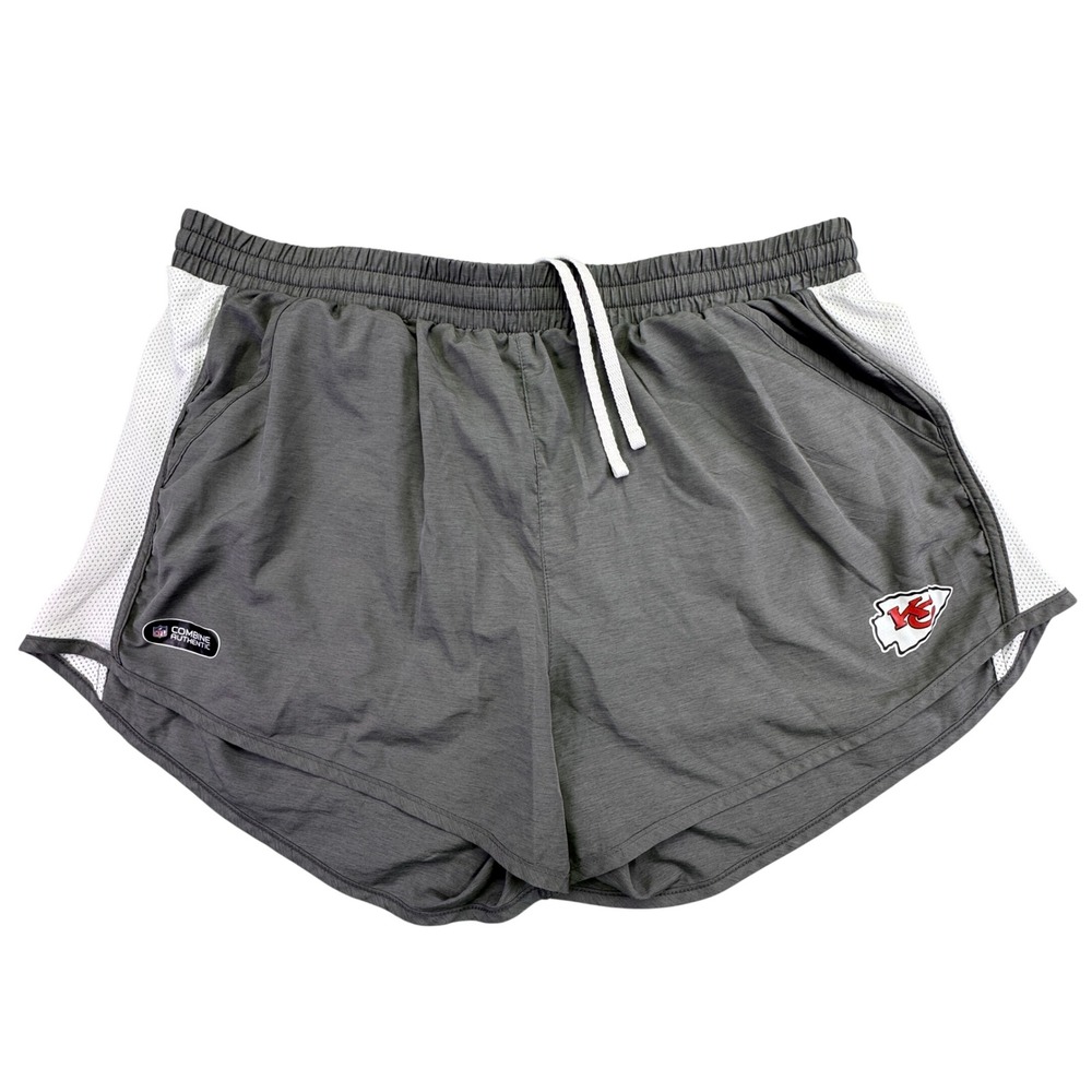 Under Armour Kansas‎ City Chiefs Shorts Women's XL NFL Combine Authentic Gray